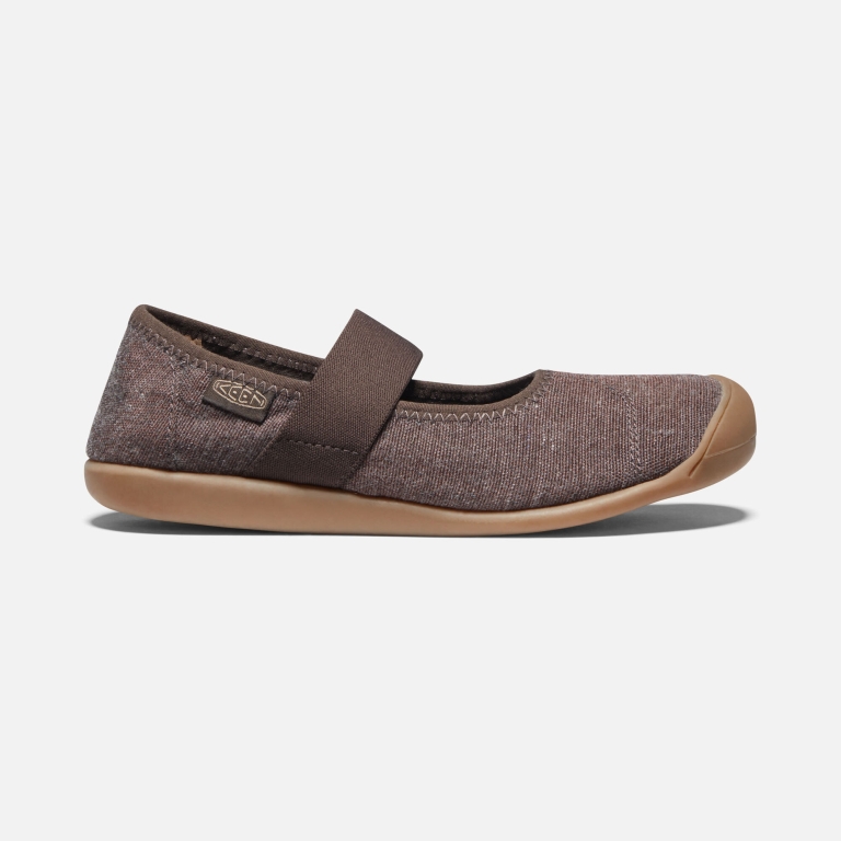 Keen Sienna Canvas Mary Jane Shoes - Women's Brown Footwear